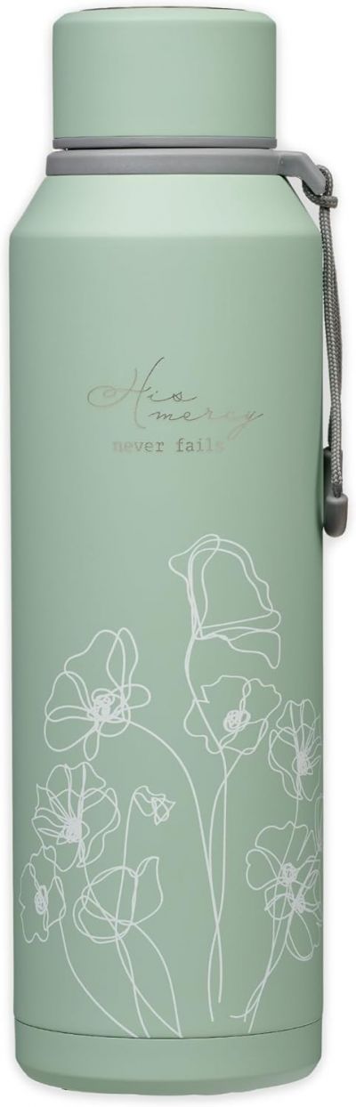 Mercy Hazy Teal Stainless Steel Water Bottl