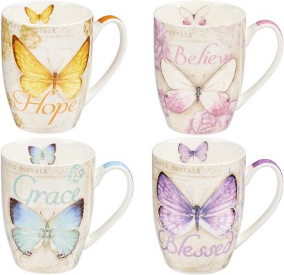Butterfly Blessings Mug Set
