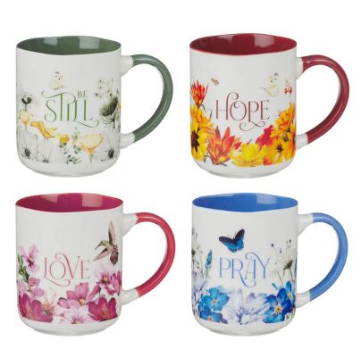 Anchored in Christ Ceramic Mug Set